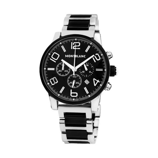 montblanc watches black chain